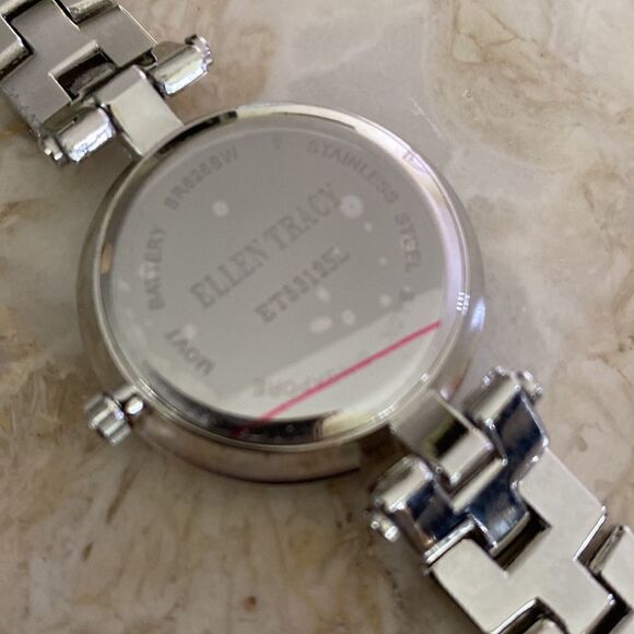 Ellen Tracey Stainless Steel & Crystal Watch - Picture 6 of 10